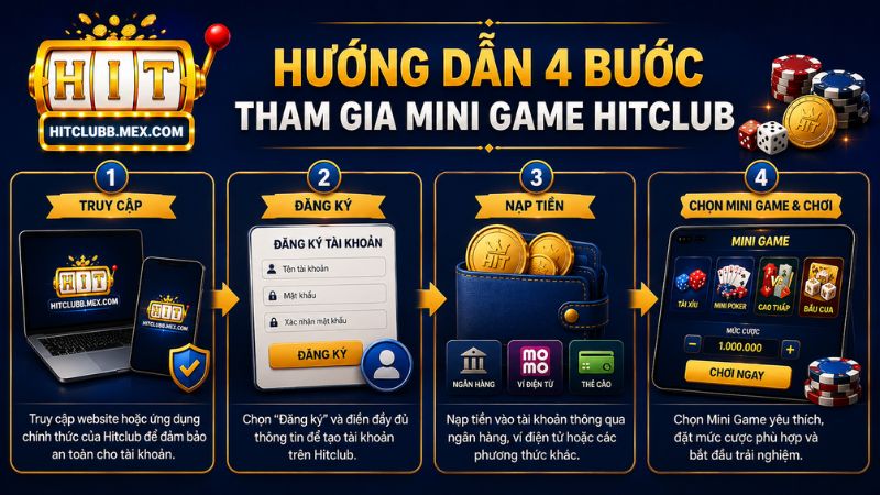 Hướng dẫn từng bước tham gia Mini Game Hitclub