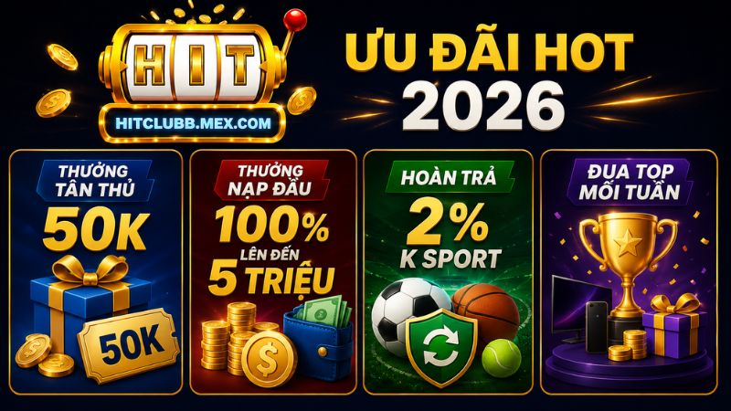 Cập nhật những ưu đãi và khuyến mãi HitClub mới nhất 2026