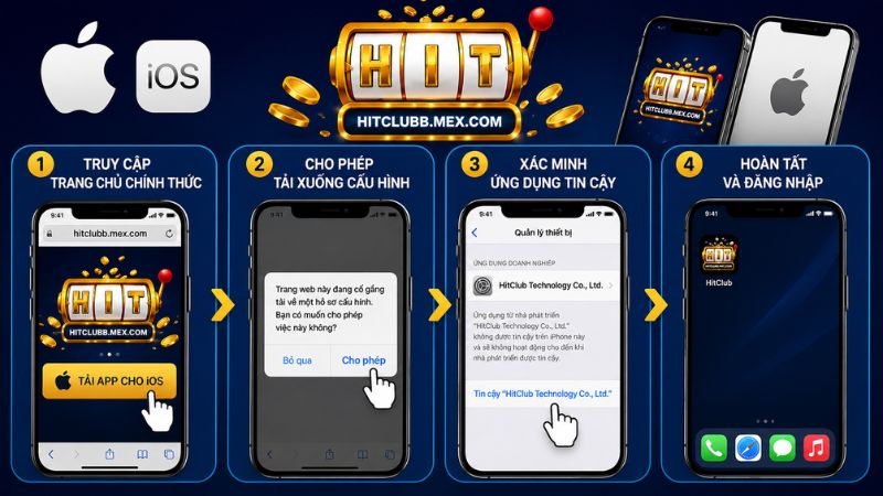 Hướng dẫn tải HitClub cho điện thoại iOS