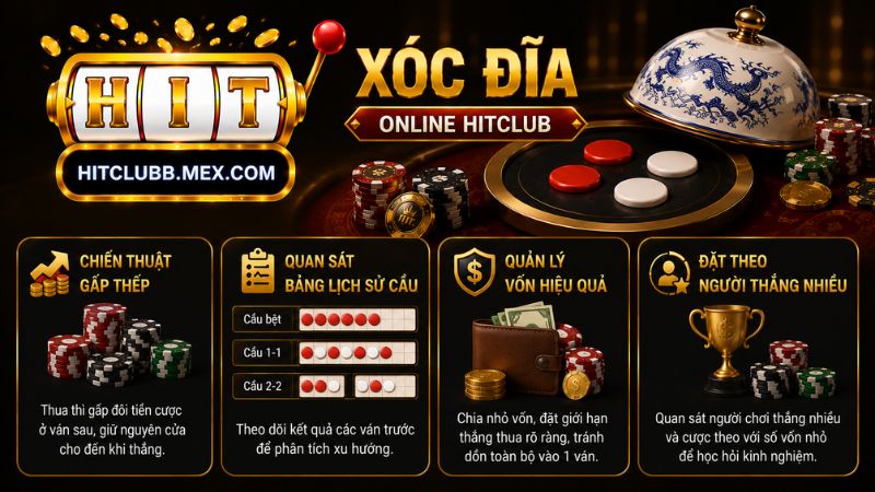 Kinh nghiệm tham gia game Xóc Đĩa hiệu quả tại Hitclub
