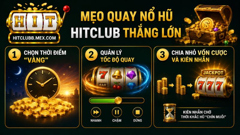 Mẹo quay game nổ hũ HitClub thắng lớn